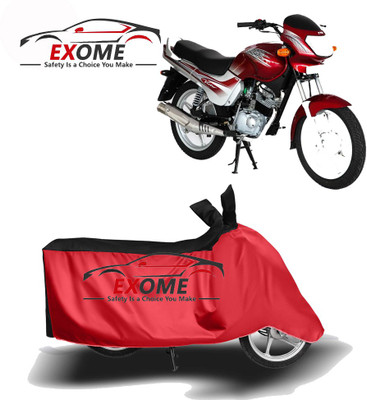 APNEK Two Wheeler Cover for TVS(Victor GLX, Red, Black)