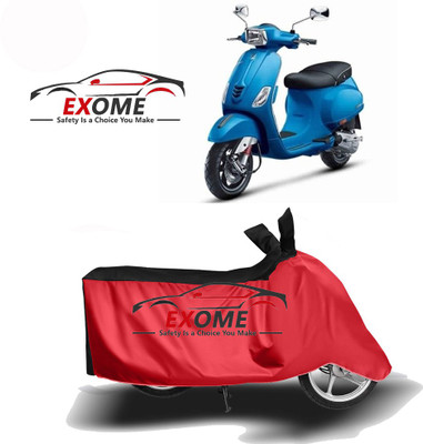APNEK Two Wheeler Cover for Vespa(Vespa SXL, Red, Black)