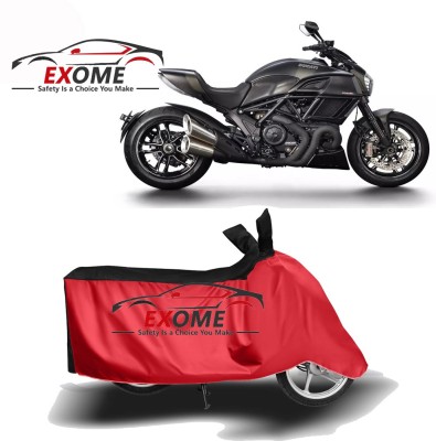 EXOME Two Wheeler Cover for Ducati(Diavel, Red, Black)