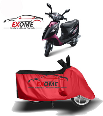 APNEK Two Wheeler Cover for TVS(Streek, Red, Black)