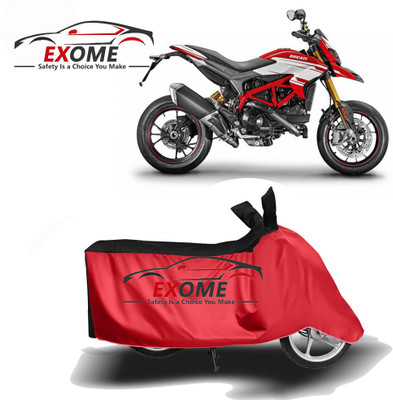 APNEK Two Wheeler Cover for Ducati(Hypermotard, Red, Black)