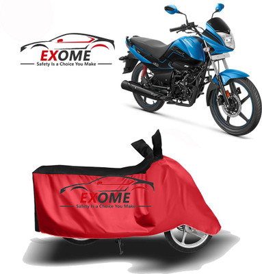 ENTIRELY ELITE Two Wheeler Cover for Hero(Splendor I Smart, Red, Black)