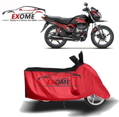 ENTIRELY ELITE Two Wheeler Cover for Hero(Passion Pro TR, Red, Black)