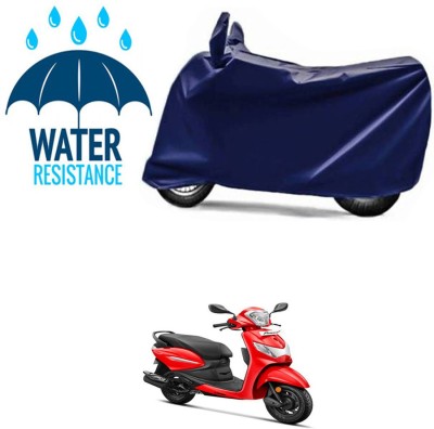 RONISH Waterproof Two Wheeler Cover for Hero(Pleasure+ 110, Blue)