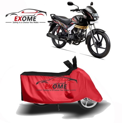 EXOME Two Wheeler Cover for Mahindra(Centuro XT, Red, Black)