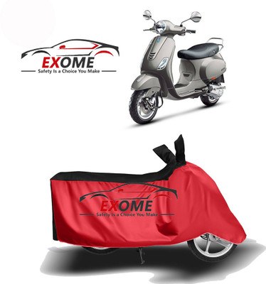 APNEK Two Wheeler Cover for Vespa(Vespa VXL 125, Red, Black)