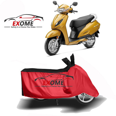 APNEK Two Wheeler Cover for Honda(Activa 6G, Red, Black)