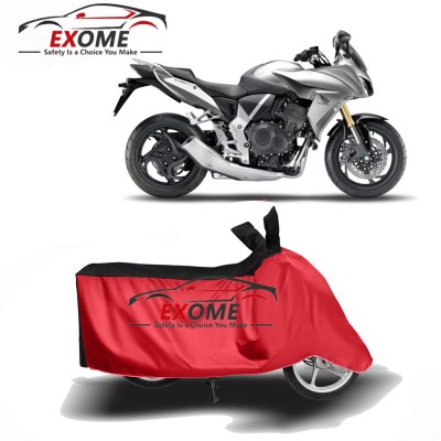 ENTIRELY ELITE Two Wheeler Cover for Honda(CBF 1000, Red, Black)