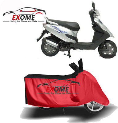 APNEK Two Wheeler Cover for Bajaj(Kristal, Red, Black)