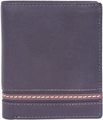 Leatherman Fashion Men & Women Casual Brown, Blue Genuine Leather Wallet(9 Card Slots)