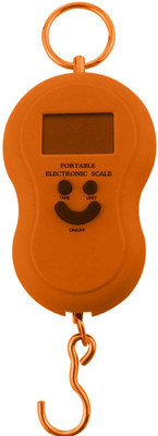 Qozent MODL/54/Q Portable 50kg Luggage Weighing Scale(Orange)