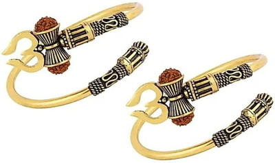 Collection Route Brass Beads Gold-plated Kada(Pack of 2)