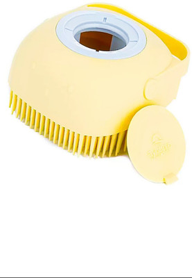 TEDRED Silicone Brush with Shampoo Dispenser multicolor