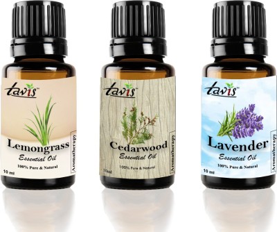 Tavis Lemongrass Oil, Cedarwood Oil, Lavender Oil(30 ml)