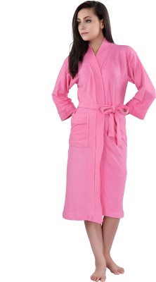 HotGown Full Pink 3XL Bath Robe(1 Unit, For: Women, Full Pink)