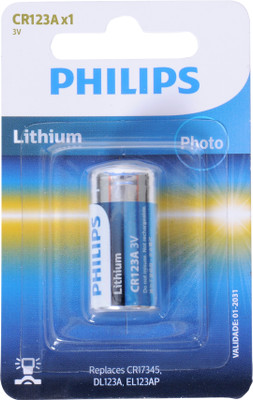 PHILIPS CR123A Lithium Battery