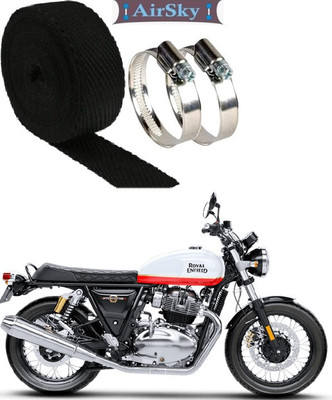 AIRSKY (3 Mtrs)_Silencer_Wrap_With_Clamp Bike Exhaust Heat Shield