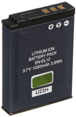 Lamkoti EN-EL12 Rechargeable Lithium Ion Battery pack (1050MAH)  Camera Battery Charger(Black)