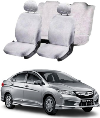 Chiefride Cotton Car Seat Cover For Honda City(5 Seater, 2 Back Seat Head Rests)