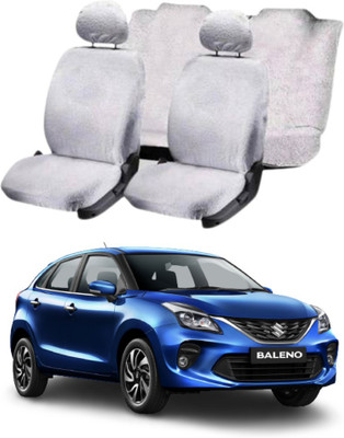 Chiefride Cotton Car Seat Cover For Maruti Baleno(All Detachable Headrest, With Back Seat Arm Rest, 5 Seater, 2 Back Seat Head Rests)