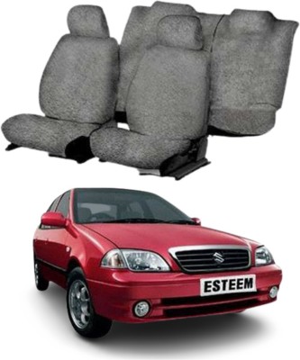 Chiefride Cotton Car Seat Cover For Maruti Esteem(5 Seater, 2 Back Seat Head Rests)