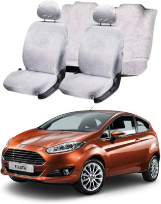 Chiefride Cotton Car Seat Cover For Ford Fiesta(5 Seater, 2 Back Seat Head Rests)