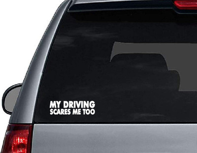 indnone Sticker & Decal for Car(White)