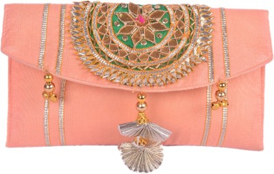 SHRISHA CREATION Party Pink  Clutch