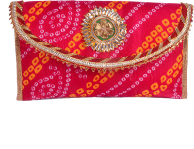 SHRISHA CREATION Party Pink  Clutch