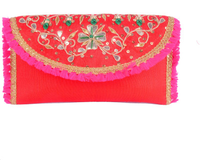 SHRISHA CREATION Party Red  Clutch