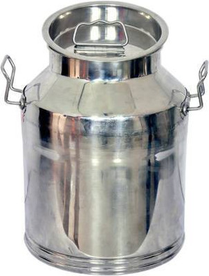 AXANIO Steel Milk Container  - 25 L(Silver)