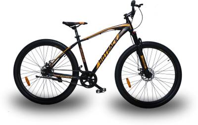 Ontrack BRUTUS SINGLE SPEED MTB 27.5 T Mountain Cycle  (Single Speed, Black, Orange)