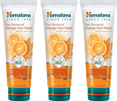 HIMALAYA Tan Removal Orange  (Effectively Cleanses and Visibly Reduces Tan) Face Wash(300 ml)