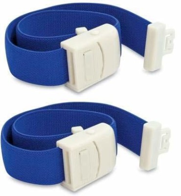 OTICA Tourniquet Band for Blood Collection with Plastic Buckle (Blue)- (Pack of 2) Fitness Band(Blue, Pack of 2)