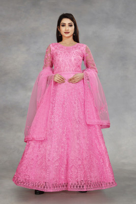 Apnisha Flared/A-line Gown(Pink)