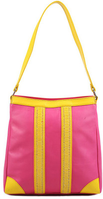 83% OFF on Borsavela Women Pink Shoulder Bag