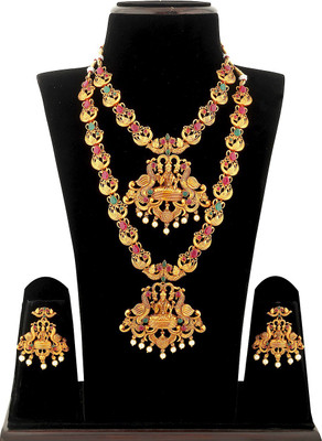SPARGZ Alloy Gold-plated Gold Jewellery Set(Pack of 1)