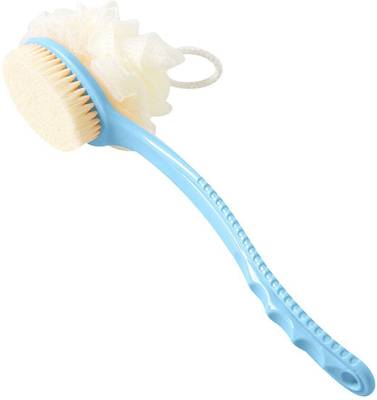 conifer 2 IN 1 Loofah with handle Body Brush, Bath shower Brush& Loofah Back Scrubber with Long Handle for Skin Exfoliating Bath, Men and Women (Assor...