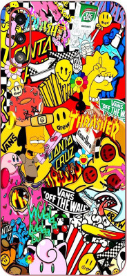 Toppings Motorola Moto E7 Power Mobile Skin(Multicolor)