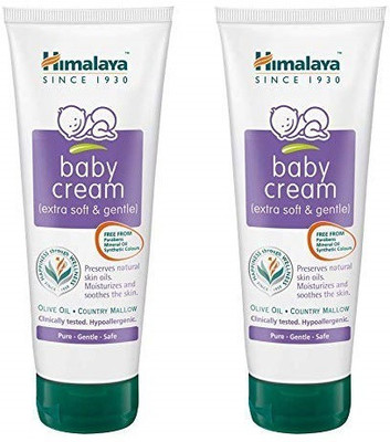 HIMALAYA Baby cream Extra Sort & Gentle 200 ml Pack of 2(400 ml)