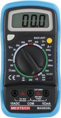 HPT MEXTECH DIGITAL MULTIMETER MAS830L Digital Multimeter(Blue 2000 Counts)