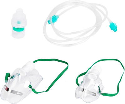 Control D Adult, Child Masks Kit with Air Tube, Medicine Chamber & Masks Nebulizer(Transparent, Blue)