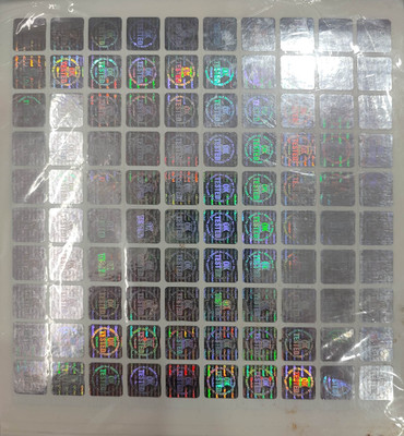 ROYAL STIC Self Adhesive Paper Label(Silver)