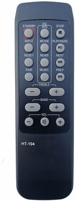 Cezo HT-104 Remote For Marq Home Theater Remote Controller(Black)