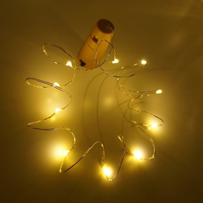 BILAL ANSARI 55 LEDs 2 m Yellow, White Steady Strip Rice Lights(Pack of 4)