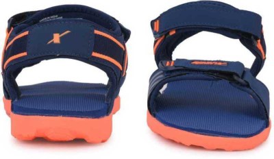 Sparx SS 486 Men Sandals(Navy, Orange , 9)