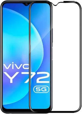 SRT Edge To Edge Tempered Glass for Vivo Y72 5G(Pack of 1)