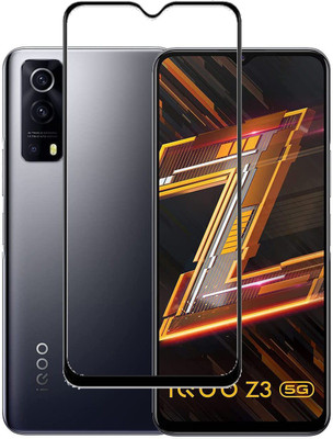 AKSHUD Edge To Edge Tempered Glass for Vivo iQoo Z3, iQOO Z3 5G(Pack of 1)