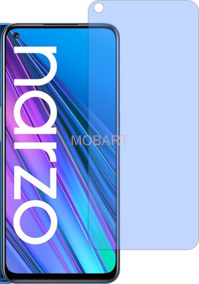MOBART Tempered Glass Guard for REALME NARZO 30 5G RMX3242 (Impossible AntiBlue Light)(Pack of 1)