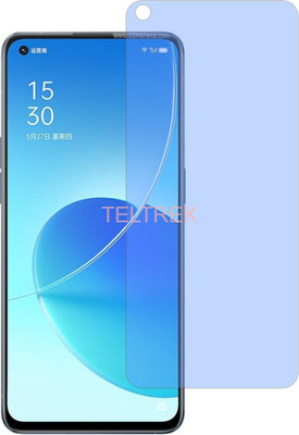TELTREK Tempered Glass Guard for OPPO RENO 6 5G PEQM00 (Impossible AntiBlue Light)(Pack of 1)